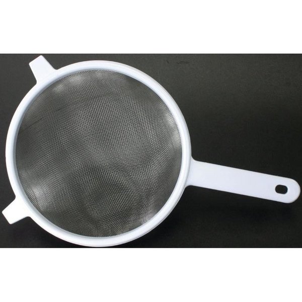 Chef Craft Mesh Strainer, 8 in Mesh, Stainless Steel, 6 in Dia, Plastic Handle 21491